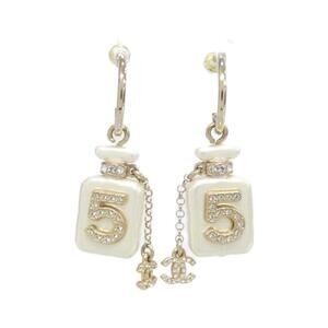 CHANEL Authentic White Earrings